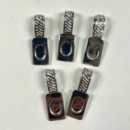 Silver Plated Large Thatch Bail #JL-624 Set of 5