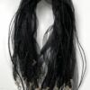 18" Organza Ribbon & Cord Necklace Black- 10 pc. JL48A