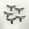 Silver Plated Large Wing Bail #JL-625 Set of 5