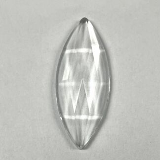 Pointed Faceted Jewel OV2711-01 Clear 11mm x 27mm