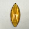 Pointed Faceted Jewel OV2711-02- 11mm x 27mm Amber