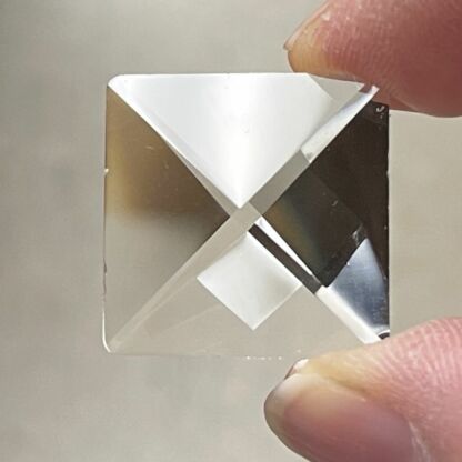 Double Faceted 25mm Square Jewel-Clear SQD25 - Image 2