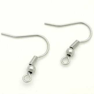 Earring Hoops – Platinum Tone 12 pair set - JL-05
