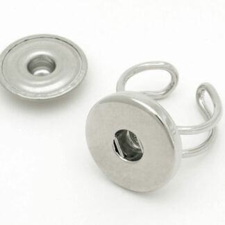 Cabochon Snap & Switch Disks & Ring -  JL10 - 6 pc.