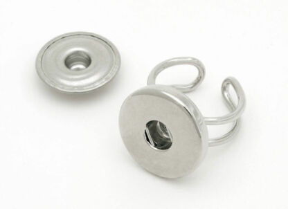 Cabochon Snap & Switch Disks & Ring -  JL10 - 6 pc.