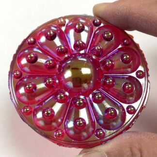 Dichroic Texture 65mm (2 1/2") Jewel- DWM65-10 Red