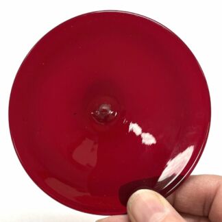 Rondel Handblown Glass 4" Red RB4400