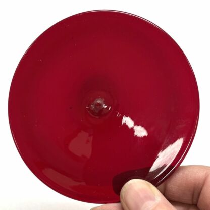 Rondel Handblown Glass 4" Red RB4400
