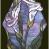 Clear Calla Lilly Beveled Glass Cluster GST 22 - Image 2