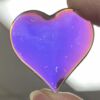 Dichroic Heart 40mm Jewel- Clear DH3601