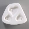 LF73 Holey Heart Trio Mold