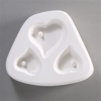 LF73 Holey Heart Trio Mold
