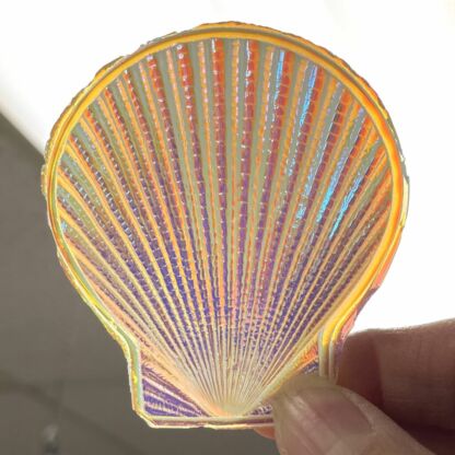 Sea Shell Dichroic Jewel- SHD7060-11 White