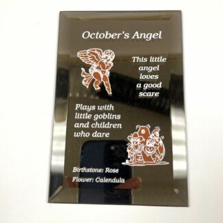 94023CF October's Angel Beveled Mirror