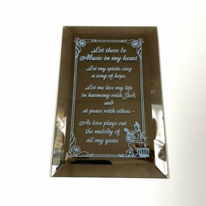 94036CF Let There Be Music Beveled Mirror