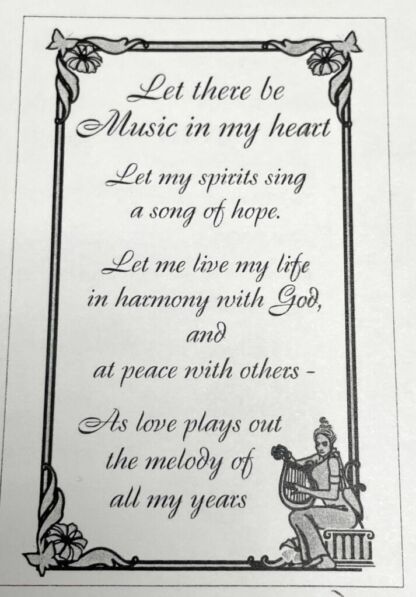 94036CF Let There Be Music Beveled Mirror - Image 4