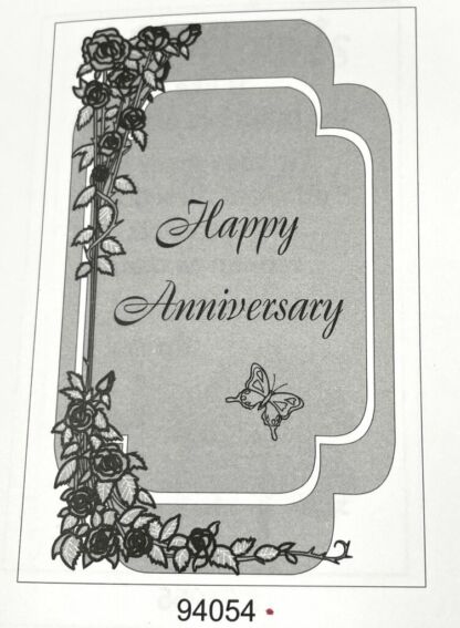 94054CF Happy Anniversary  Beveled Mirror - Image 4