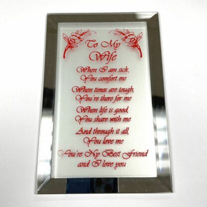 94075CF Wife Beveled Mirror