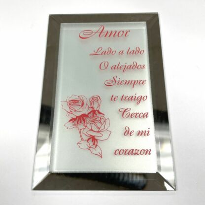 94081CF Love (Spanish) Beveled Mirror