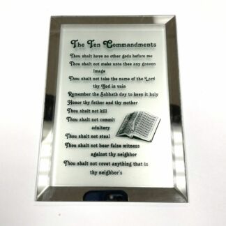 95004CF Ten Commandments Beveled Mirror