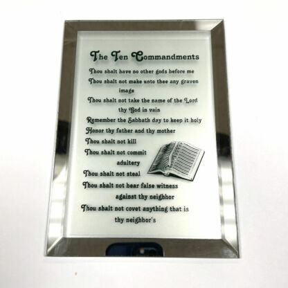 95004CF Ten Commandments Beveled Mirror