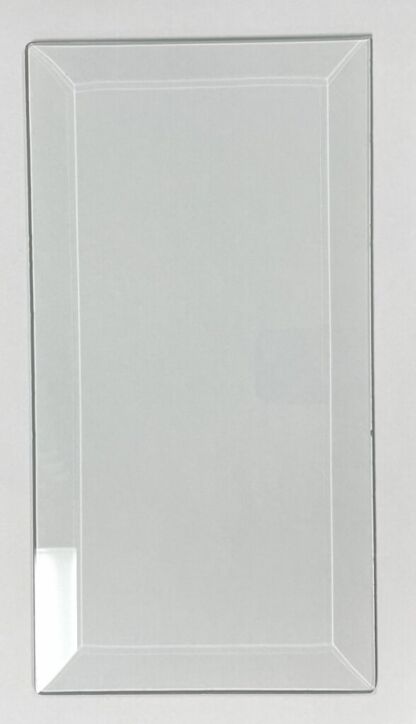 Rectangle Bevel Glass 13 1/4" x 6 15/16" Tempered