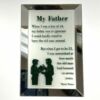 94035CF My Father Beveled Mirror
