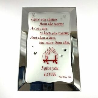 94049CF Love Beveled Mirror
