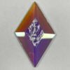 A Dichroic Diamond Bevel Glass 1 3/4" x 3" Glue Chip DF175 - Image 2
