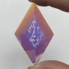 A Dichroic Diamond Bevel Glass 1 3/4" x 3" Glue Chip DF175