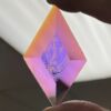 A Dichroic Diamond Bevel Glass 1 3/4" x 3" Glue Chip DF175 - Image 3