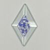A Dichroic Diamond Bevel Glass 1 3/4" x 3" Glue Chip DP180 - Image 3