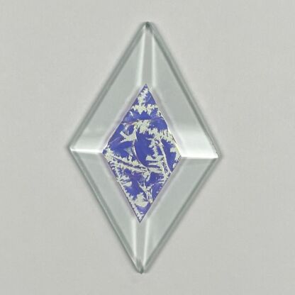 A Dichroic Diamond Bevel Glass 1 3/4" x 3" Glue Chip DP180 - Image 3