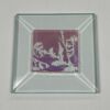 A Dichroic Square Bevel Glass 2" x 2" Glue Chip SP250 - Image 2