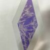 A Dichroic Diamond Bevel Glass 2" x 6" Glue Chip DP200