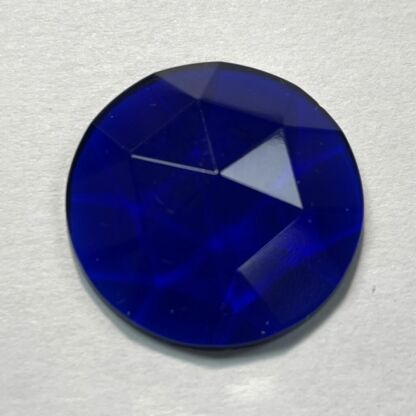 Faceted Round 22mm Jewel Colbalt Blue 222-04 - Image 2