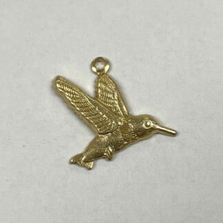 Brass 3-D Small Hummingbird #BH303