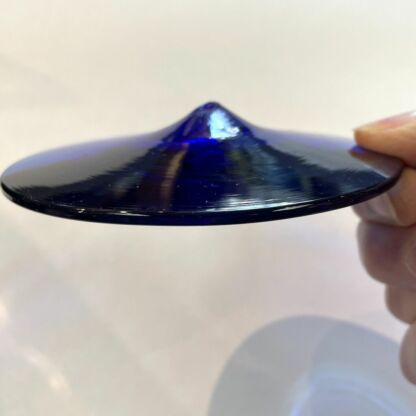 Rondel Blenko Handblown Glass 3 1/2" Cobalt Blue BL301 - Image 3
