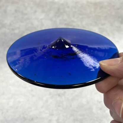 Rondel Blenko Handblown Glass 4" Cobalt Blue BL101 - Image 3