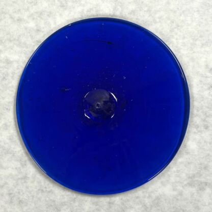 Rondel Blenko Handblown Glass 4" Cobalt Blue BL101