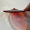 Rondel Blenko Handblown Glass 3 3/4" Orange BL110 - Image 3