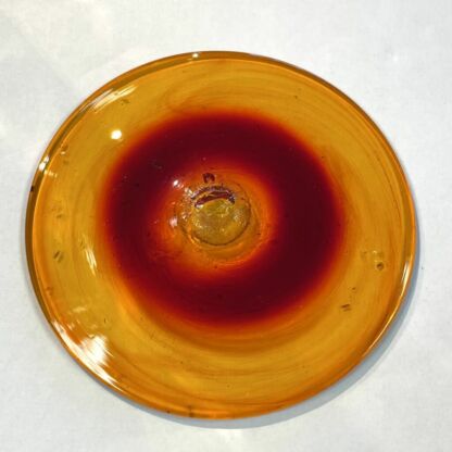Rondel Blenko Handblown Glass 4" Orange BL222 - Image 4