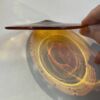 Rondel Blenko Handblown Glass 4" Orange BL225 - Image 2