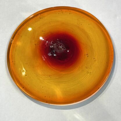 Rondel Blenko Handblown Glass 4" Orange BL225 - Image 4