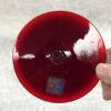 Rondel Blenko Handblown Glass 3 3/4" Red BL300