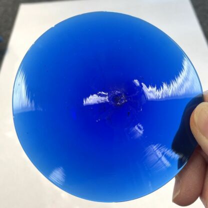 Rondel Blenko Handblown Glass 3 1/2" Cobalt Blue BL301