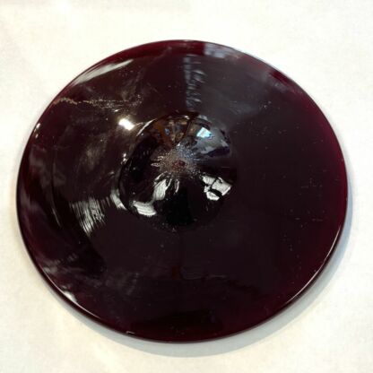 Rondel Blenko Handblown Glass 3 3/4" DK Red BL310 - Image 4