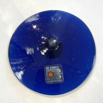 Rondel Blenko Handblown Glass 3 7/8" Cobalt Blue BL325 - Image 3