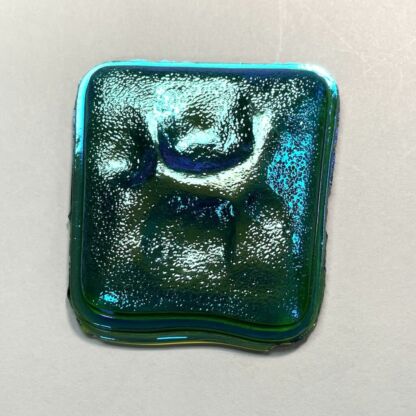 Dichroic Turtleback Jewel - DTB6050-03 Green - Image 2