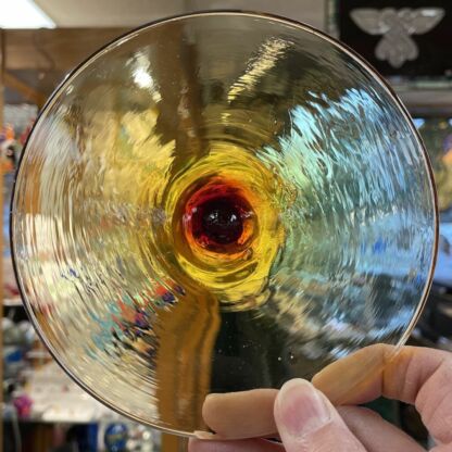 Rondel Kokomo Glass 5 5/8" Yellow KR503 - Image 2